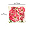 Amaryllis 5 Flowers White  French Tapestry Cushion