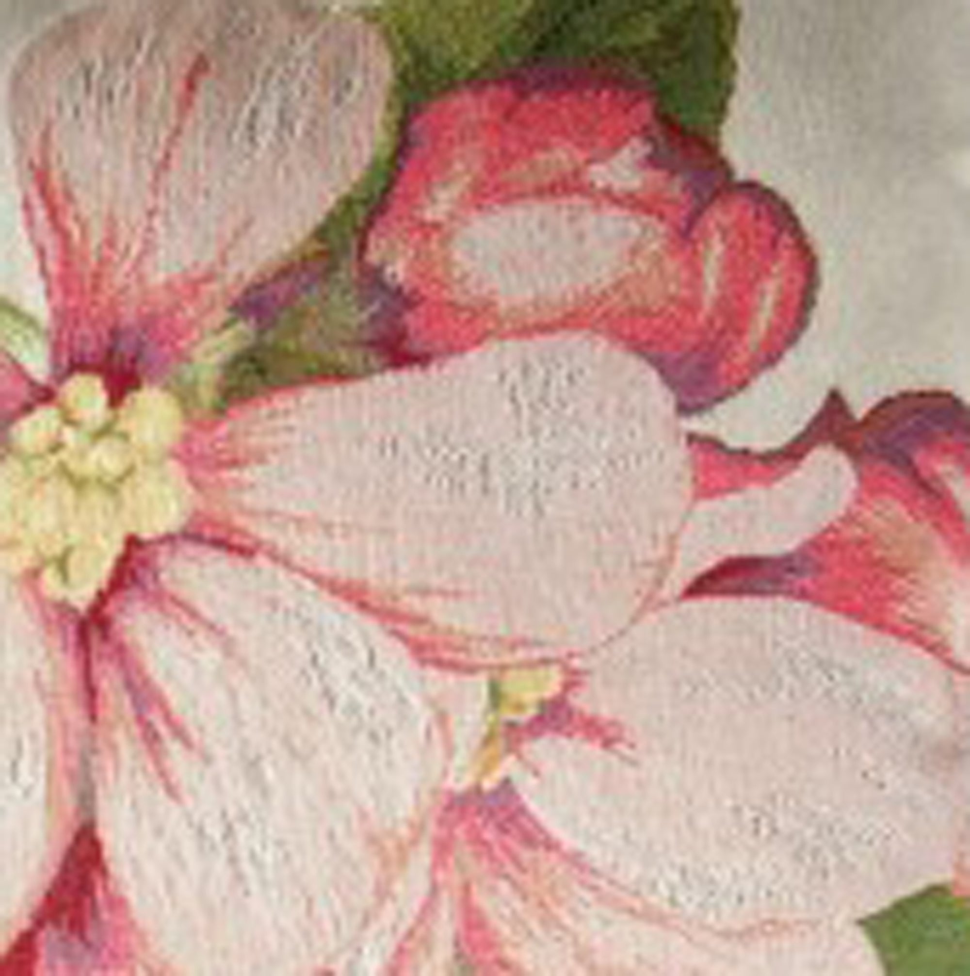 Pear Flower 1 French Tapestry Cushion