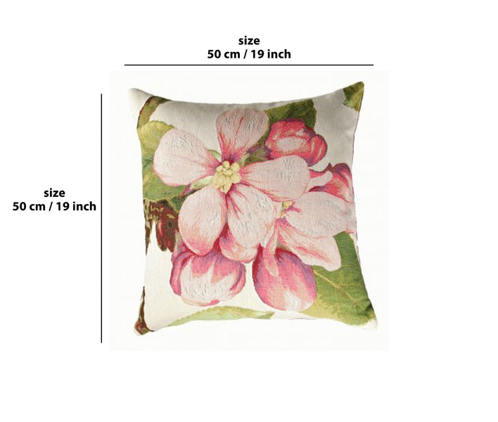 Pear Flower 1 French Tapestry Cushion