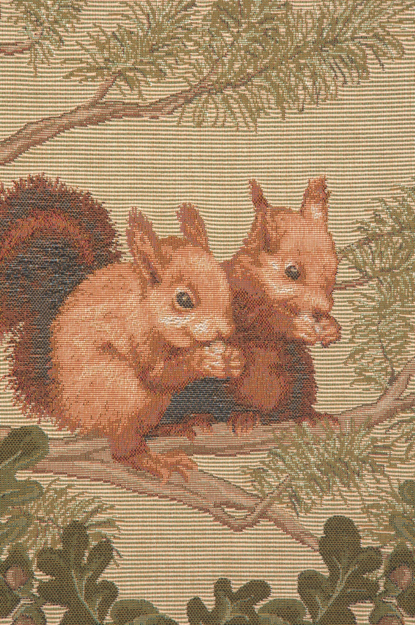 Squirrels French Tapestry Cushion
