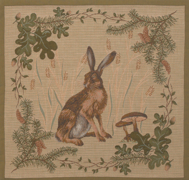 The Hare I French Tapestry Cushion