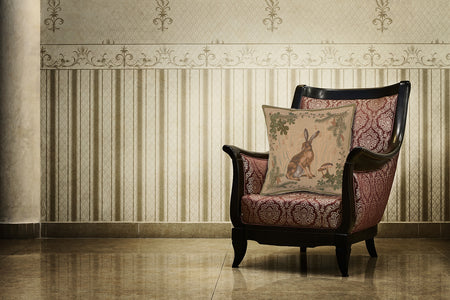 The Hare I French Tapestry Cushion