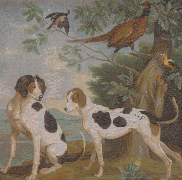 Hunting Dogs French Tapestry Cushion