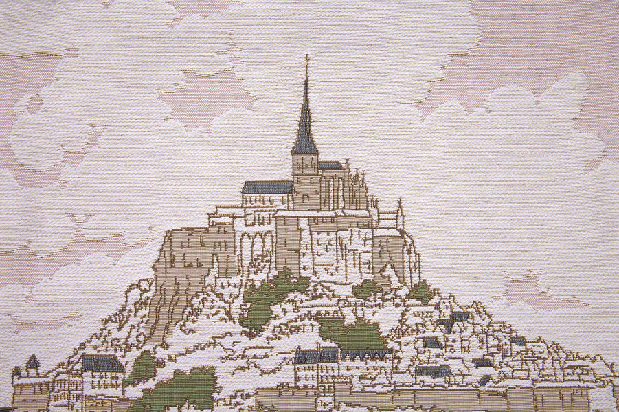 Mont Saint Michel 1 French Tapestry Cushion