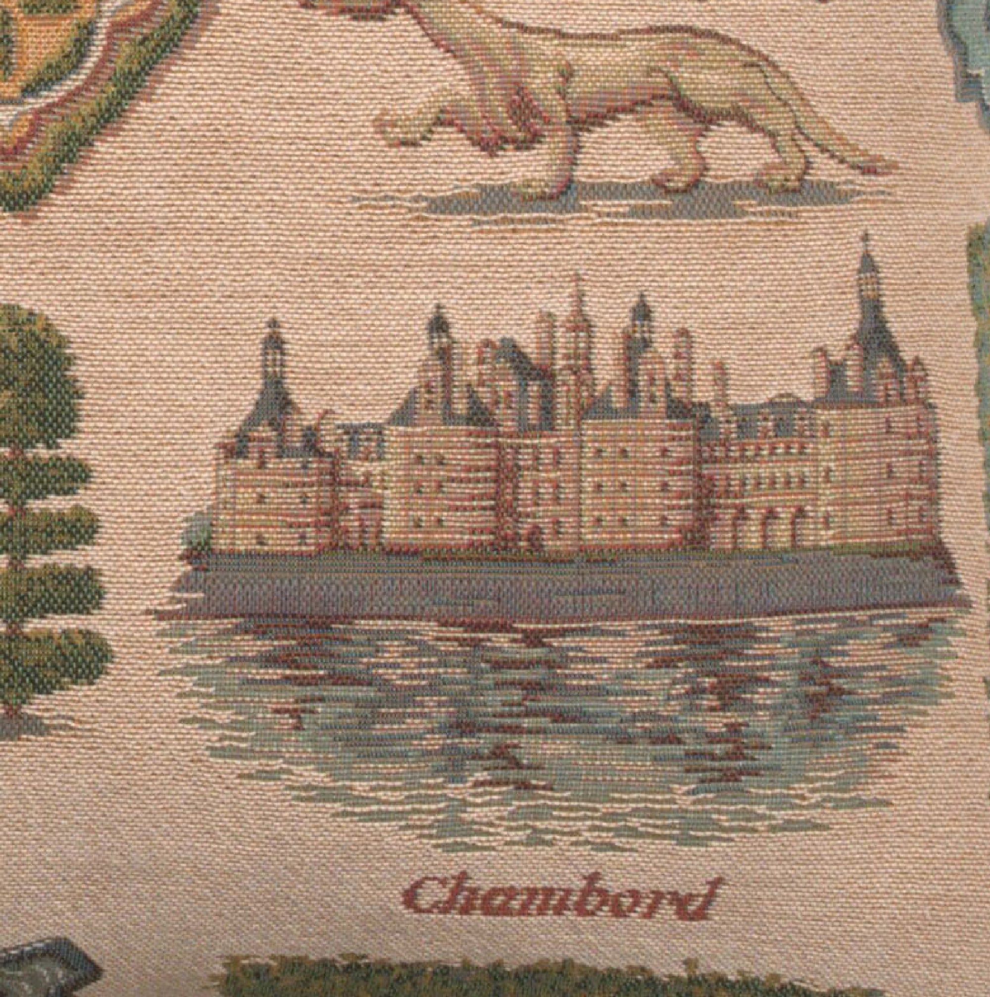 Loire's castle French Tapestry Cushion