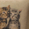Two kittens I French Tapestry Cushion