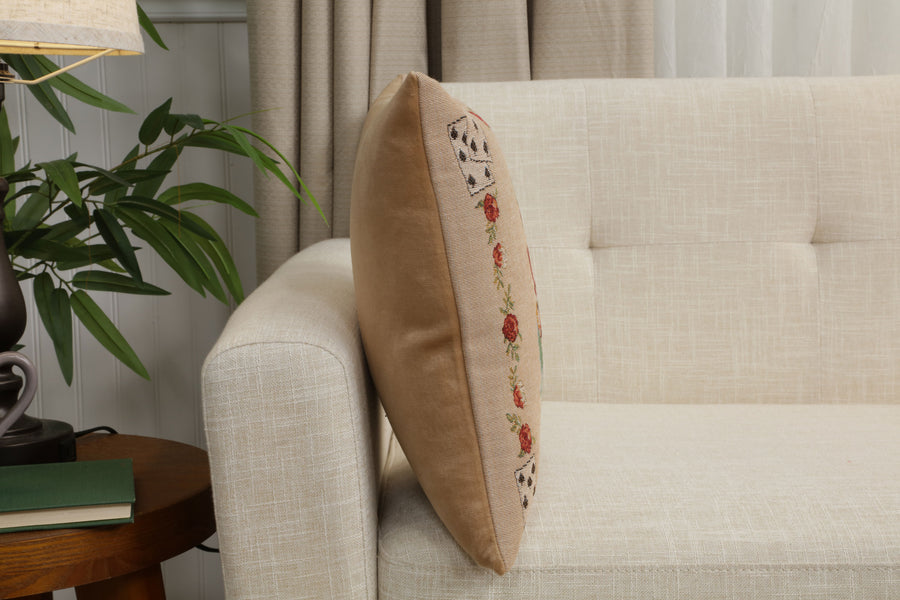 The Garden Alice In Wonderland French Tapestry Cushion