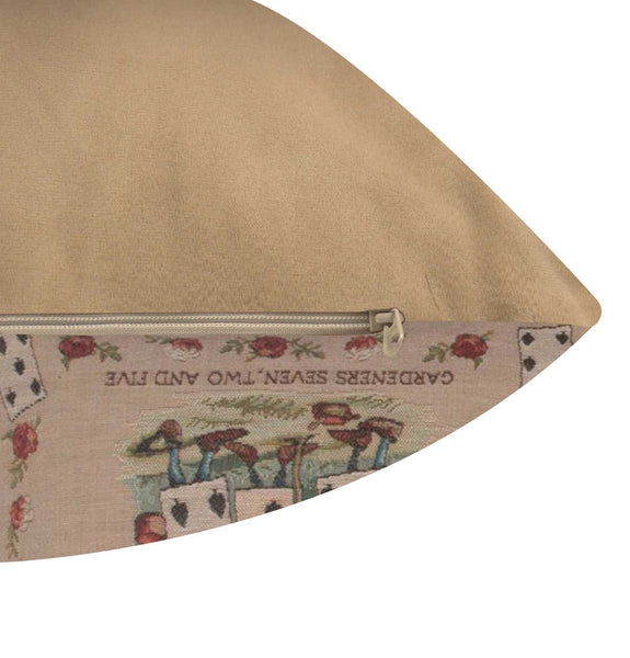 The Garden Alice In Wonderland French Tapestry Cushion