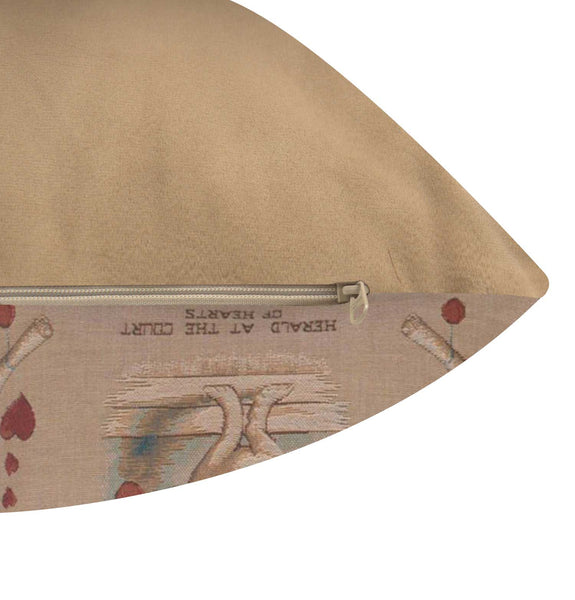Heart Rabbit Alice In Wonderland I French Tapestry Cushion
