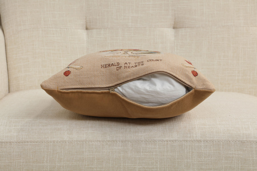 Heart Rabbit Alice In Wonderland I French Tapestry Cushion