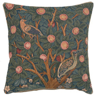 Le Pic Vert French Tapestry Cushion by William Morris