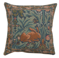 Brother Rabbit French Tapestry Cushion by William Morris