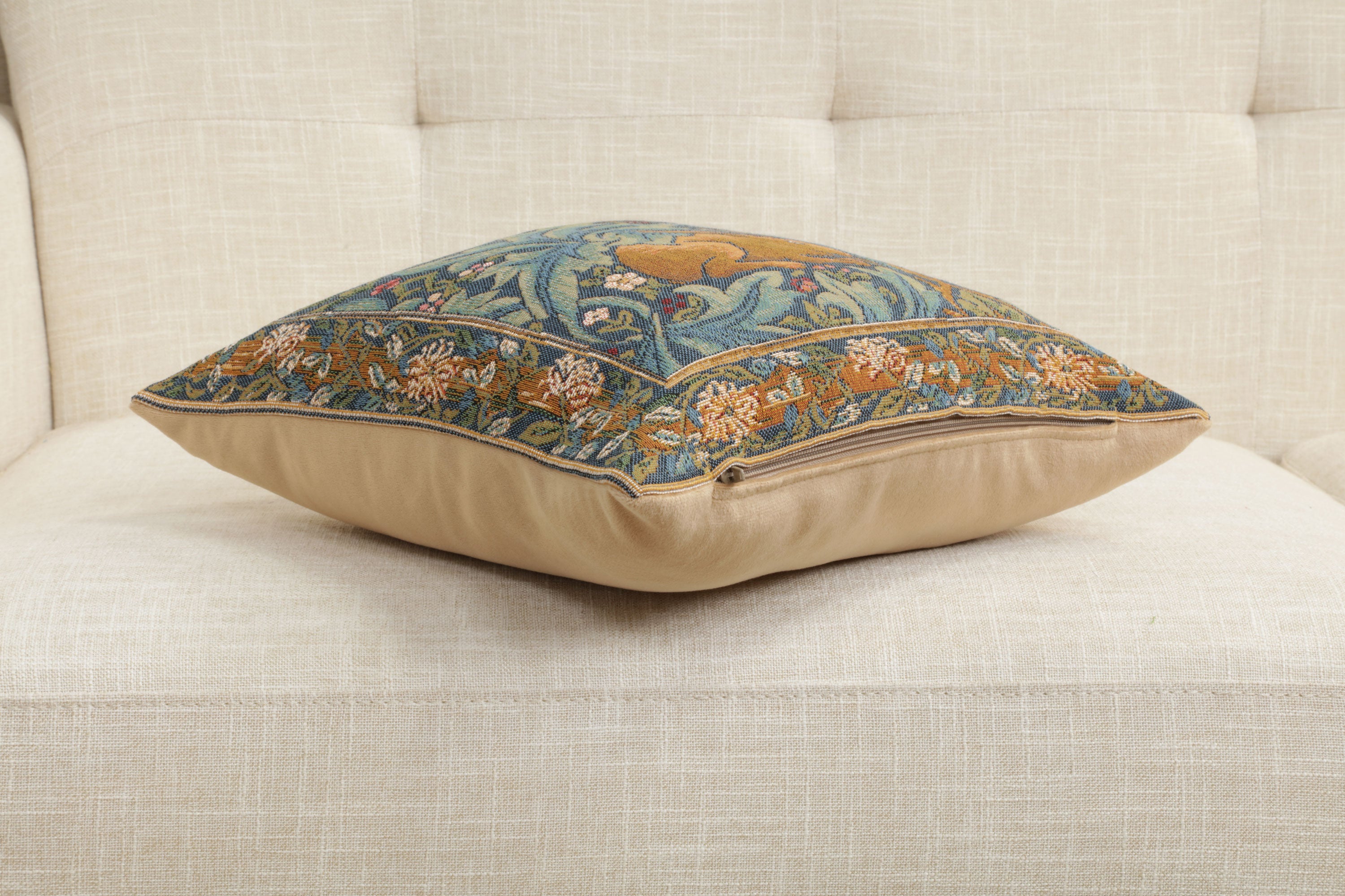 Brother Rabbit French Tapestry Cushion