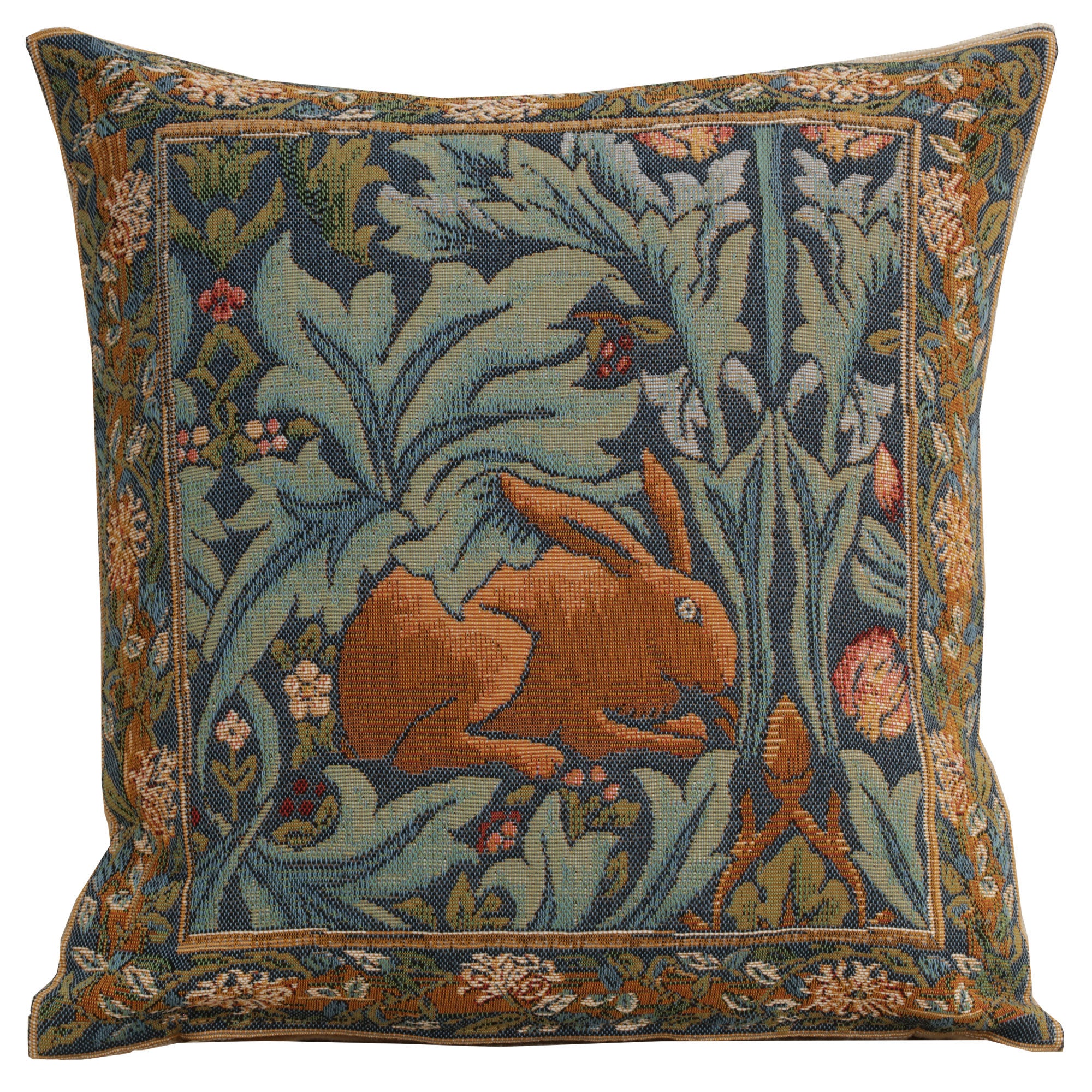 Brother Rabbit French Tapestry Cushion