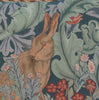 Rabbit As William Morris Right Small French Tapestry Cushion