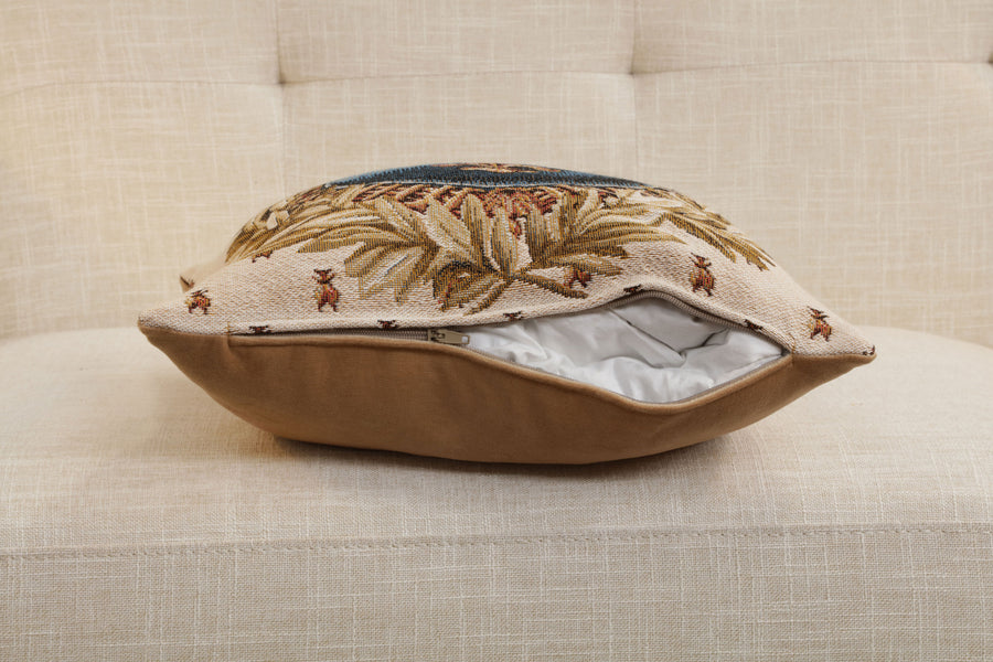 Empire Lys Flower French Tapestry Cushion