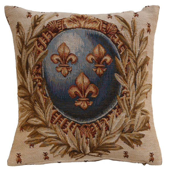 Empire Lys Flower French Tapestry Cushion