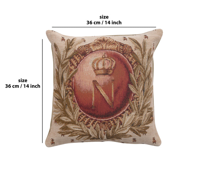 Empire Napoleon I French Tapestry Cushion