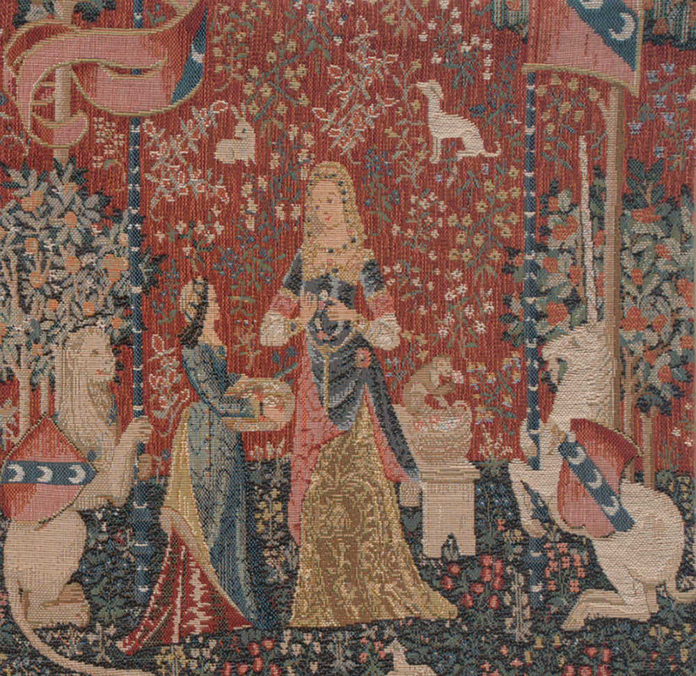 The Smell I Small French Tapestry Cushion