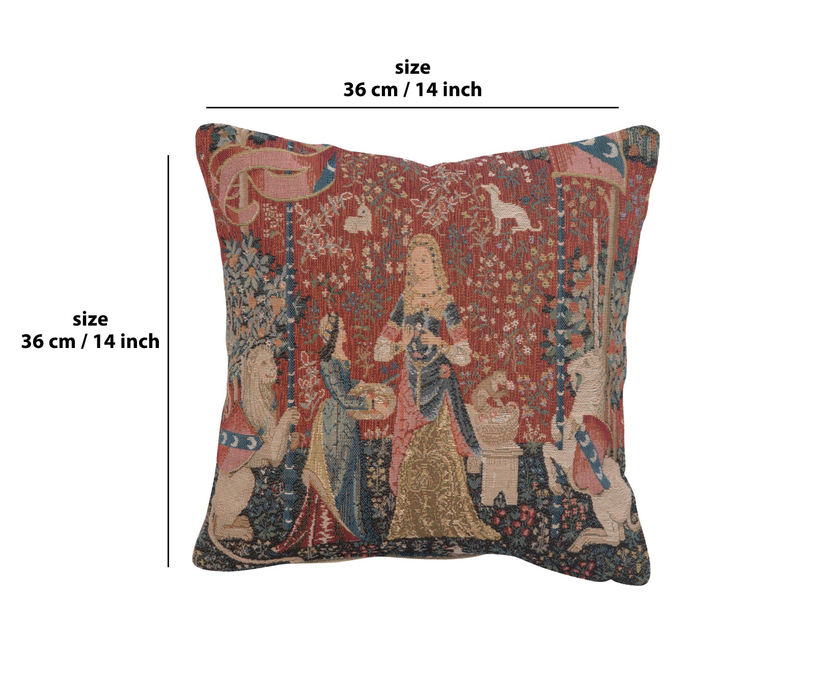 The Smell I Small French Tapestry Cushion