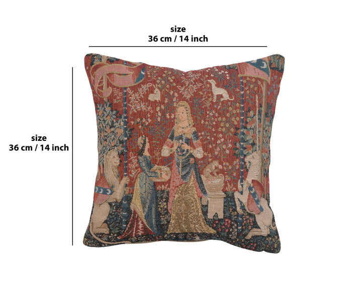 The Smell I Small French Tapestry Cushion