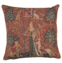 The Touch I Small French Tapestry Cushion