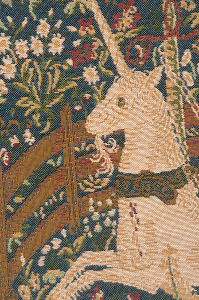Licorne Captive II French Tapestry Cushion