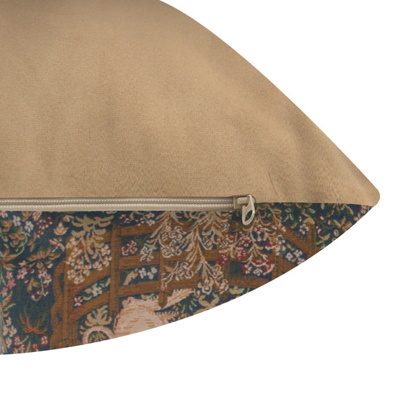 Licorne Captive II French Tapestry Cushion