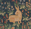 Rabbit in Blue II French Tapestry Cushion