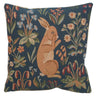 Medieval Rabbit Standing French Tapestry Cushion