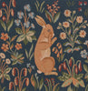 Medieval Rabbit Standing French Tapestry Cushion