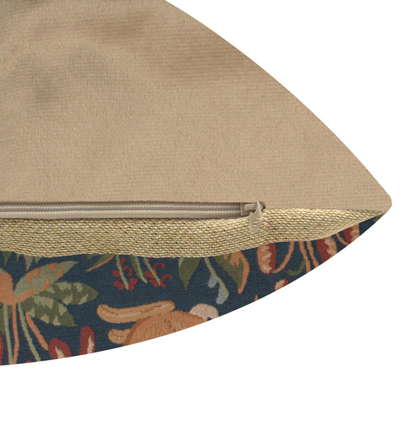 Medieval Rabbit Standing French Tapestry Cushion