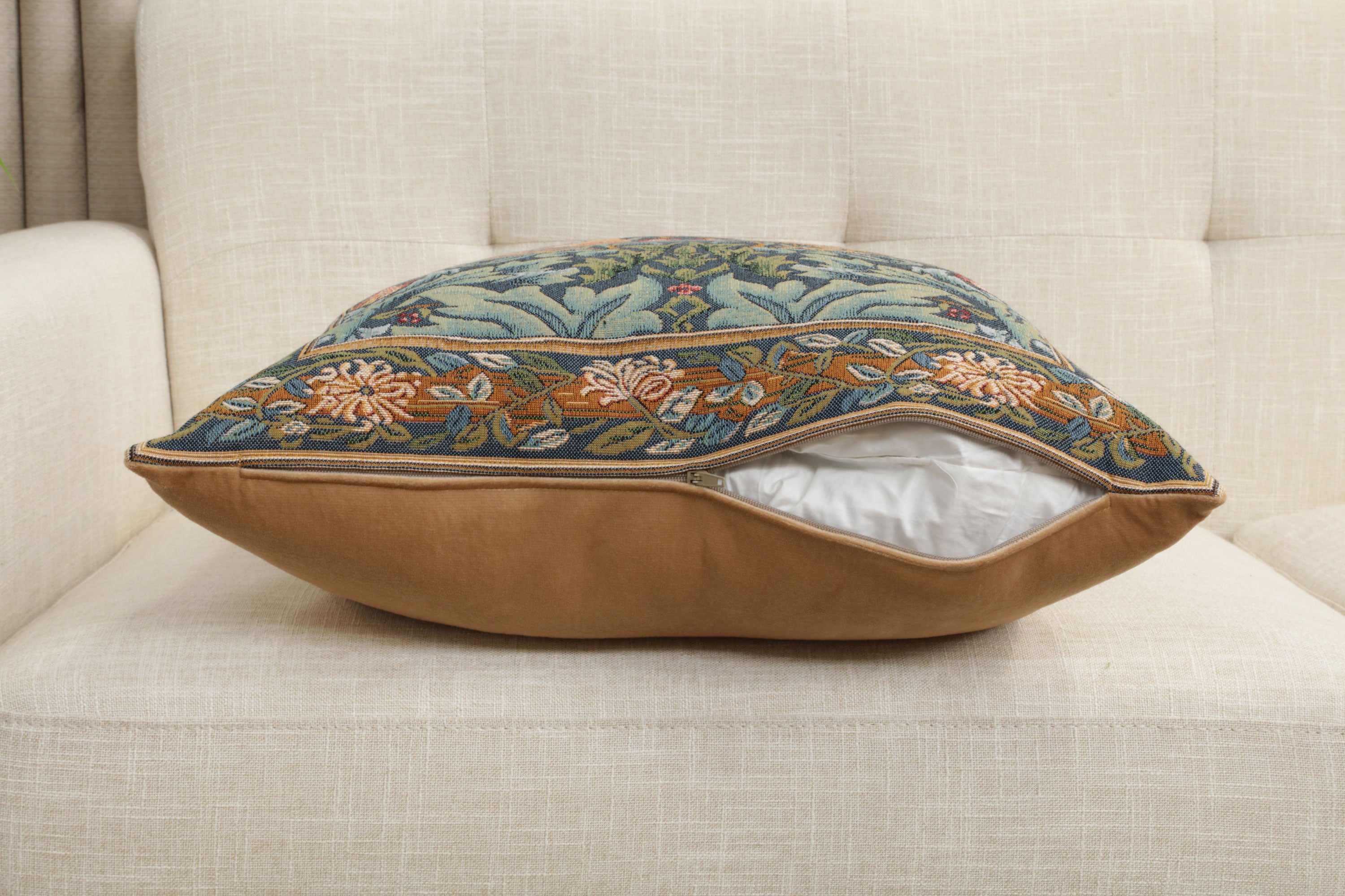 Brother Bird I French Tapestry Cushion