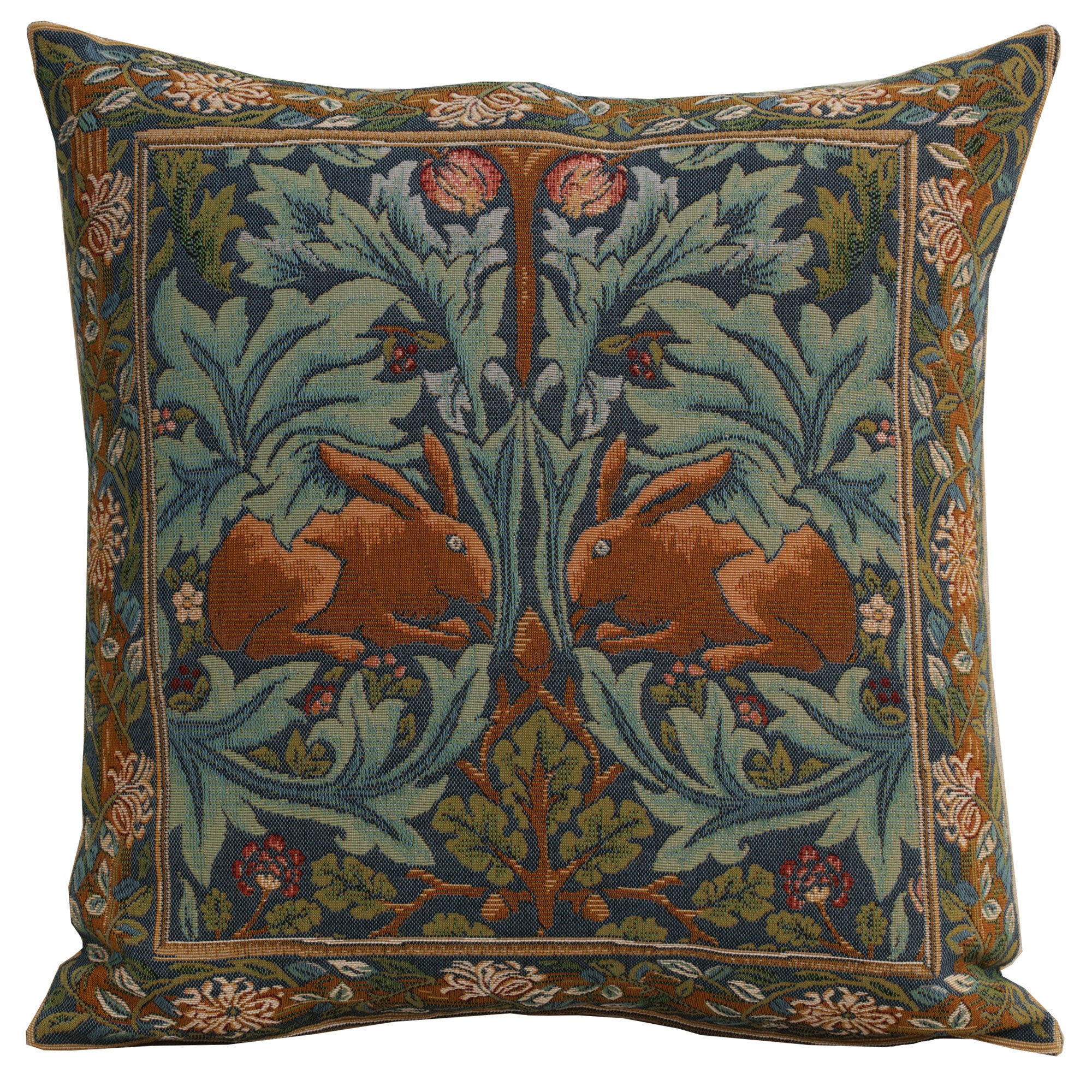 Brother Rabbit I French Tapestry Cushion