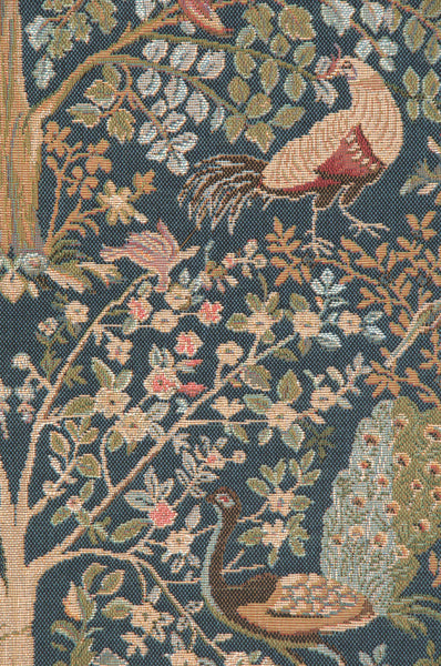 Tree In Blue French Tapestry Cushion