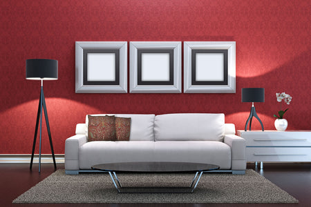 Tree In Red 1 French Tapestry Cushion