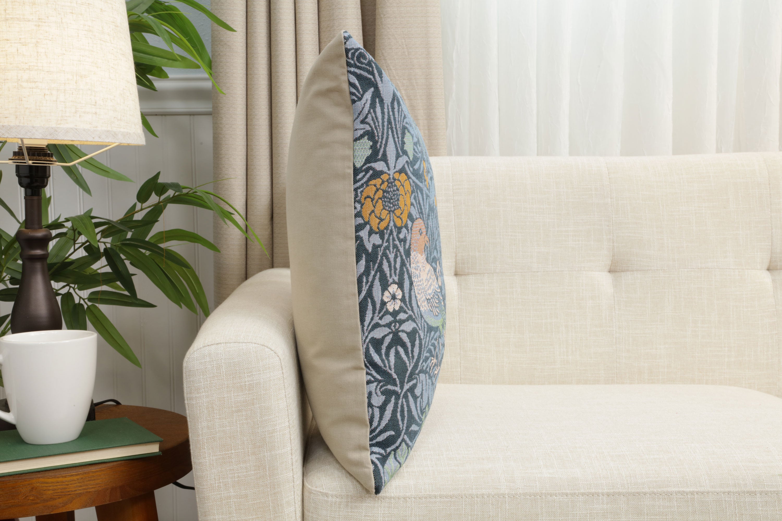 Bird Couple  French Tapestry Cushion
