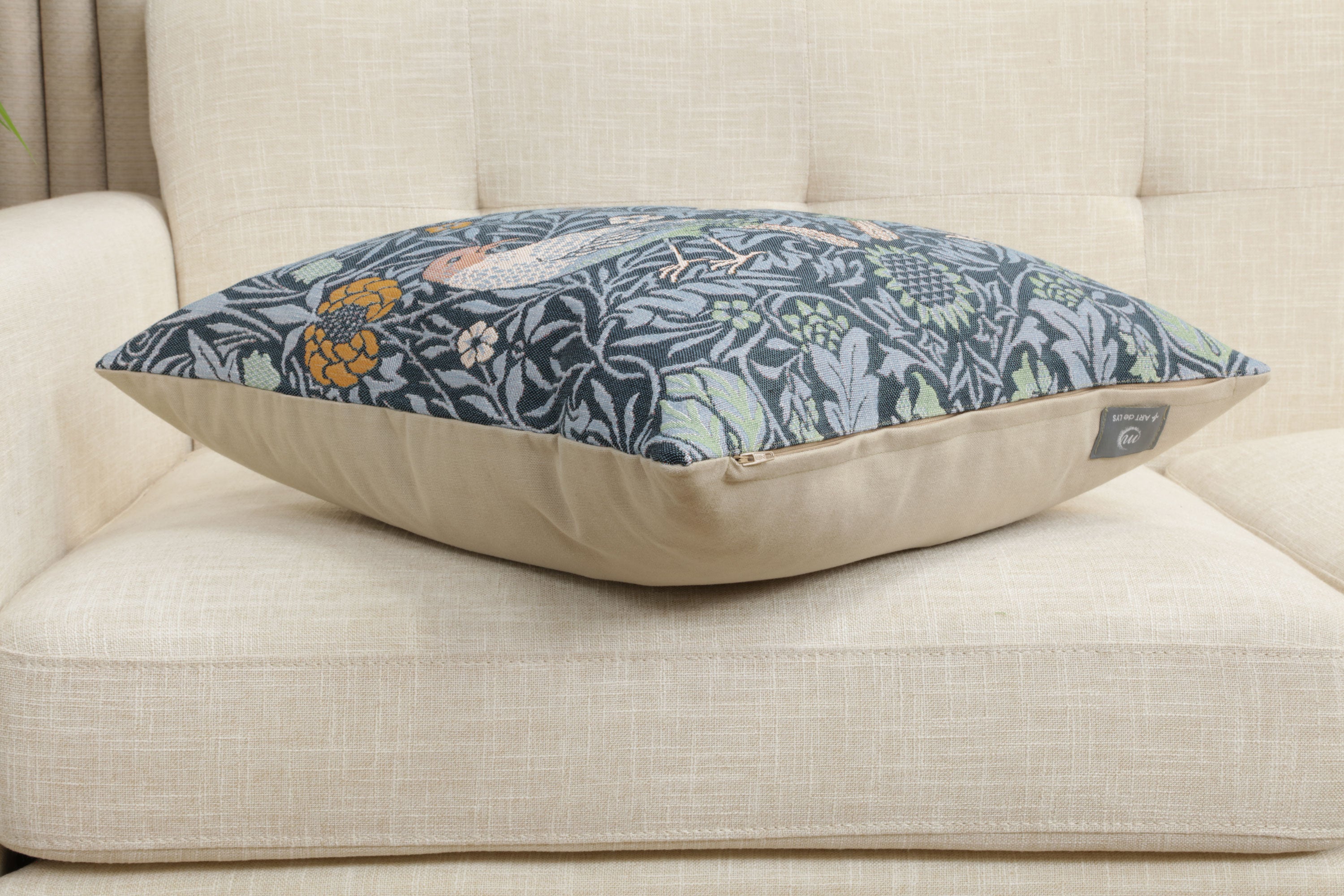 Bird Couple  French Tapestry Cushion
