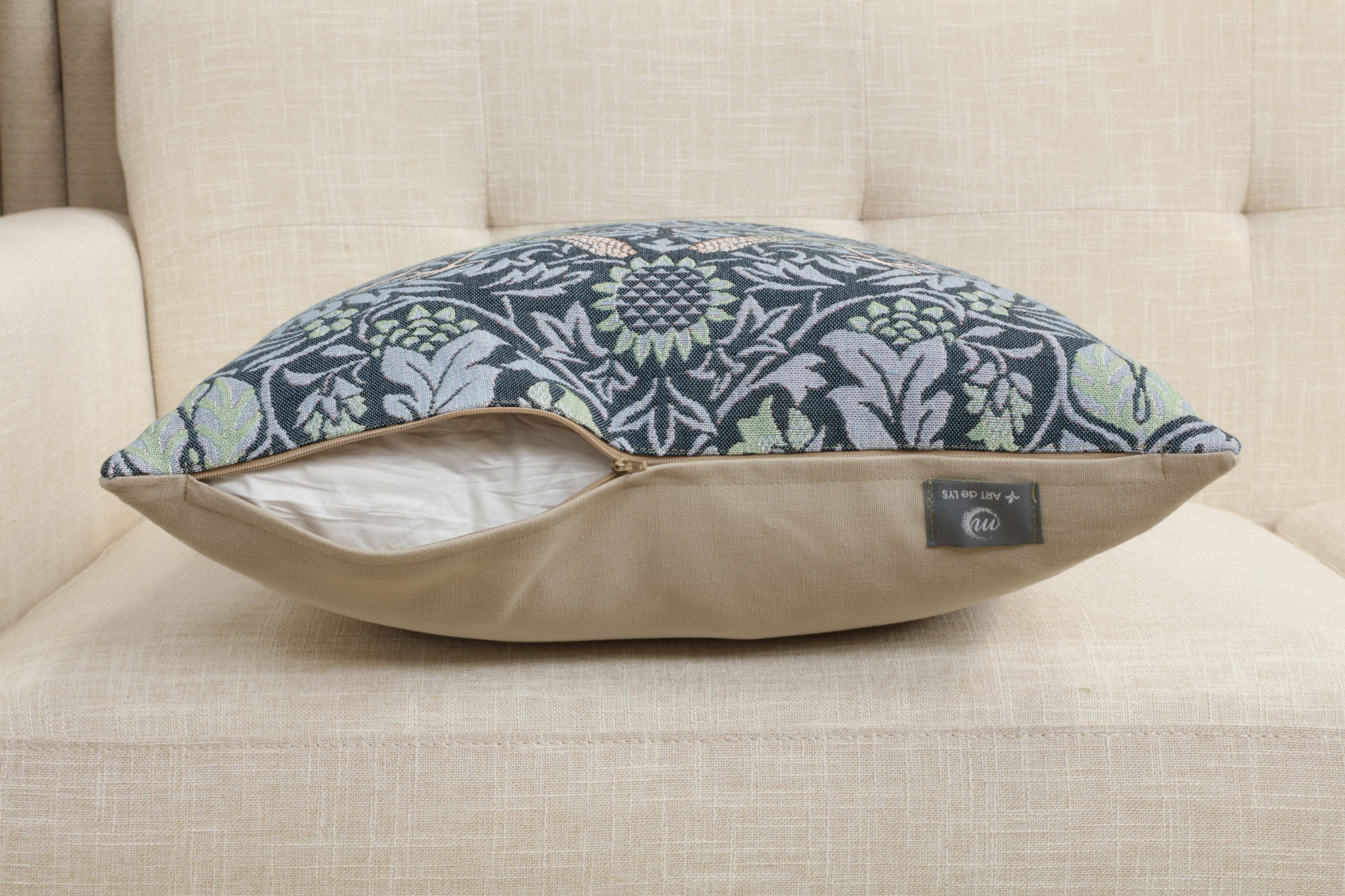 Bird Couple  French Tapestry Cushion