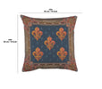 Lys flower In Blue  French Tapestry Cushion