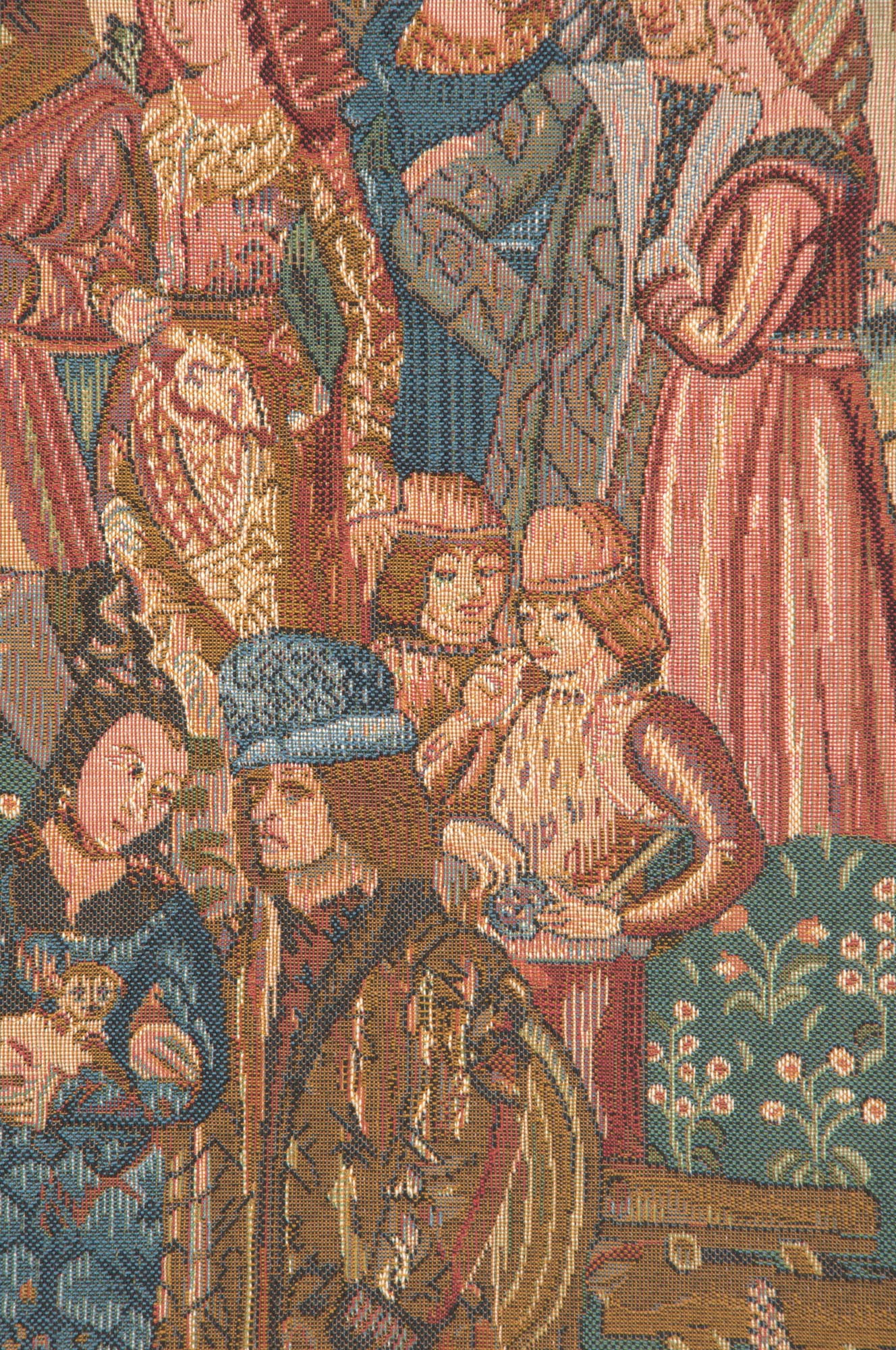 Wine Making III French Tapestry Cushion