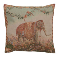 Elephant I French Tapestry Cushion by Jean-Baptiste Huet