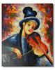 Violin Music Canvas Oil Painting