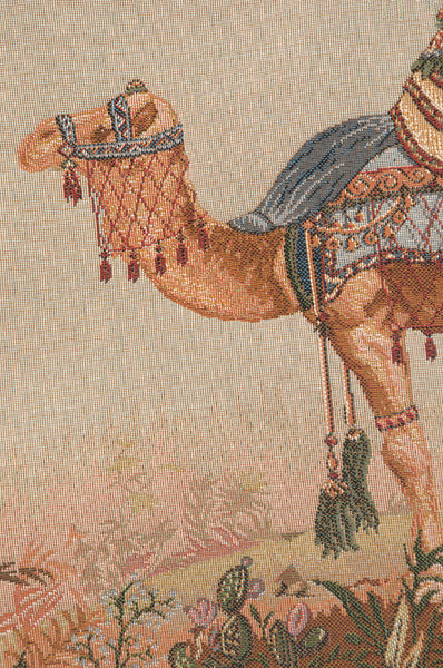 Camel French Tapestry Cushion