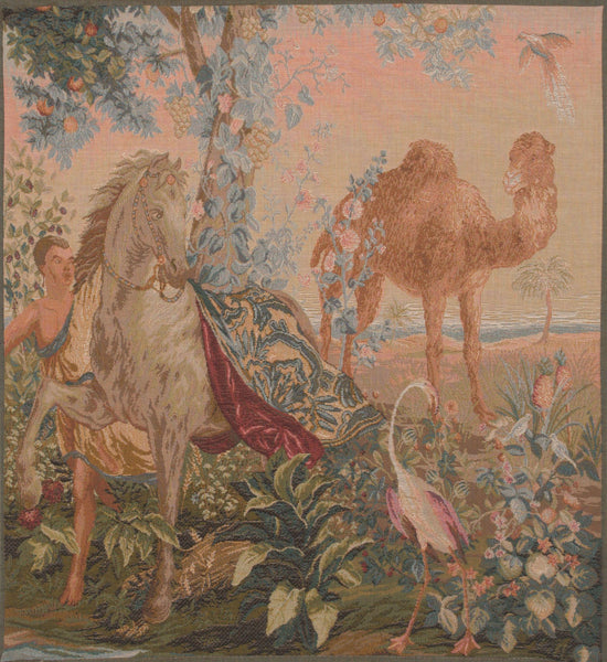 Cheval Drape I French Tapestry Cushion