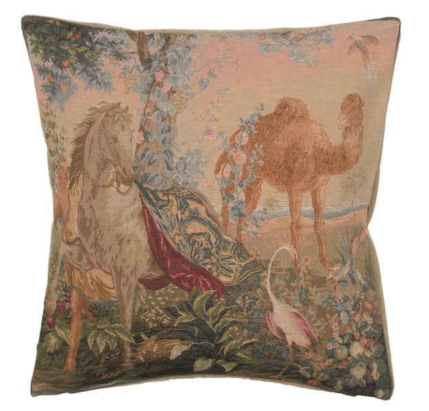 Cheval Drape I French Tapestry Cushion
