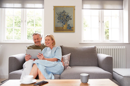 Vase Iris by Van Gogh European Tapestry