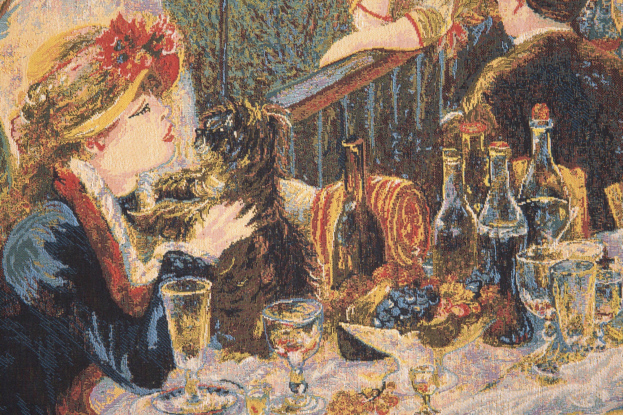 Luncheon Of The Boating Party by Renoir European Tapestry
