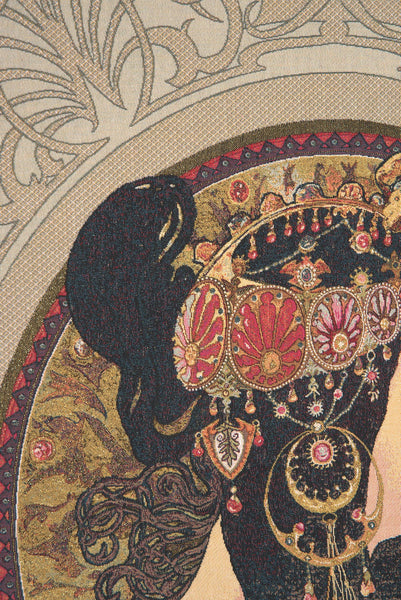 Brunette Byzantine European Tapestry