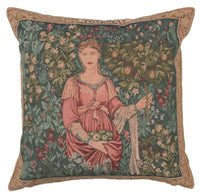 Pomona I French Tapestry Cushion by Edward Burne Jones